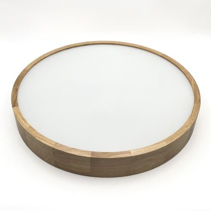 Brilagi - LED stropna svjetiljka CARVALHO 4xE27/60W/230V hrast Ø 57,5 cm