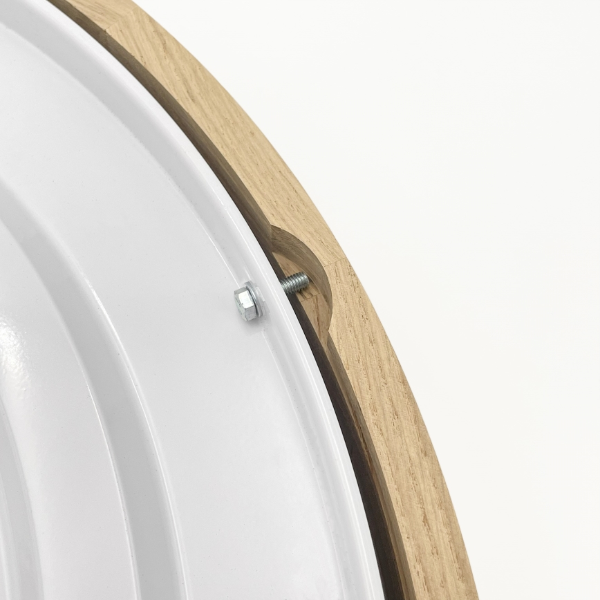 Brilagi - LED stropna svjetiljka CARVALHO 4xE27/60W/230V hrast Ø 57,5 cm