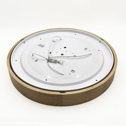 Brilagi - LED stropna svjetiljka CARVALHO 4xE27/60W/230V hrast Ø 57,5 cm