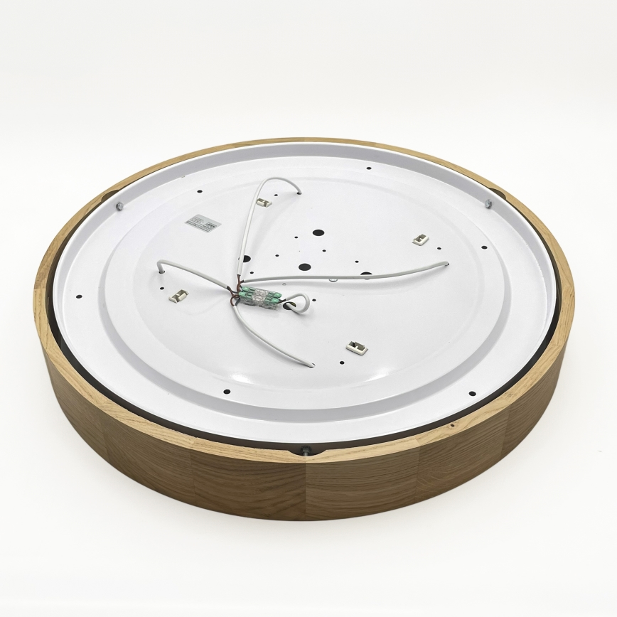 Brilagi - LED stropna svjetiljka CARVALHO 4xE27/60W/230V hrast Ø 57,5 cm