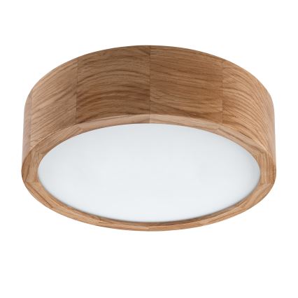 Brilagi - LED stropna svjetiljka CARVALHO LED/20W/230V, hrast, promjer 27,5 cm