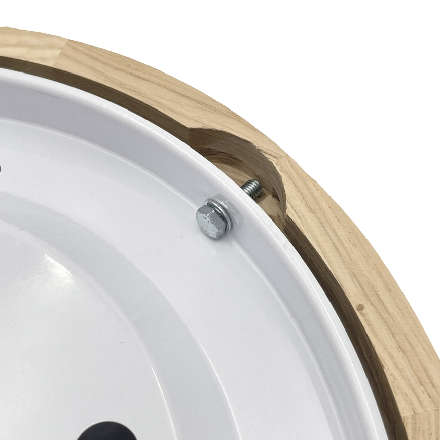 Brilagi - LED stropna svjetiljka CARVALHO LED/20W/230V, hrast, promjer 27,5 cm