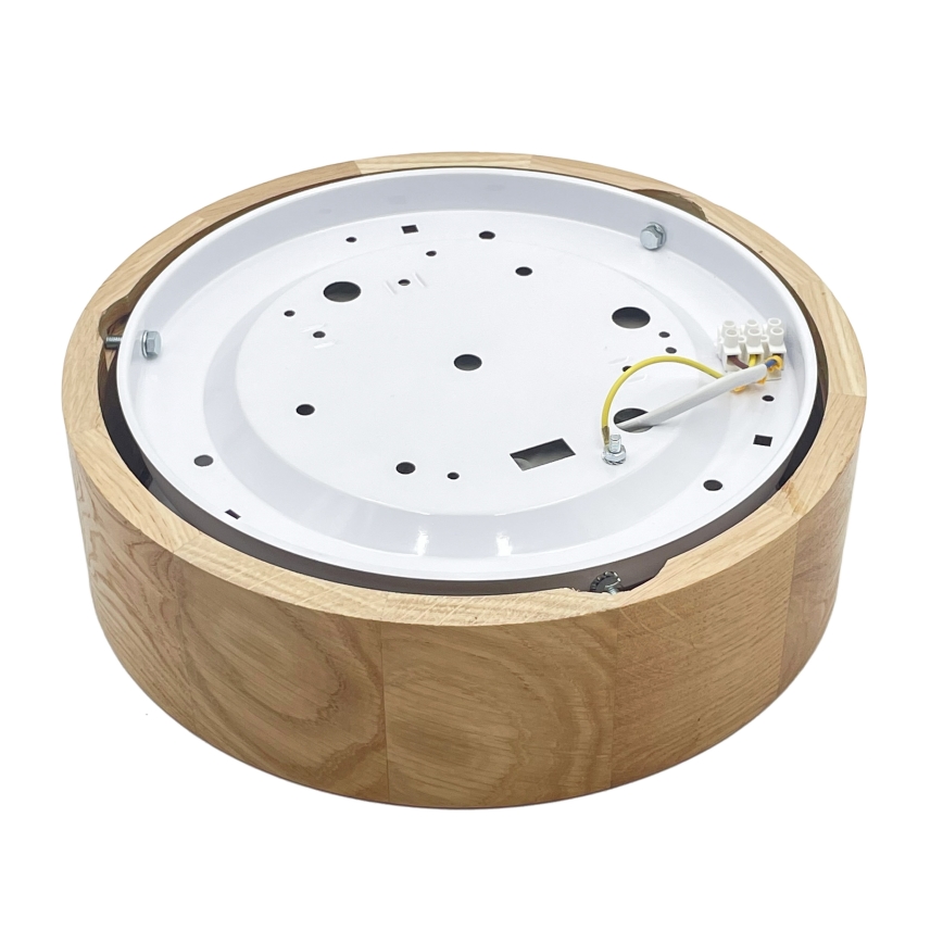 Brilagi - LED stropna svjetiljka CARVALHO LED/20W/230V, hrast, promjer 27,5 cm