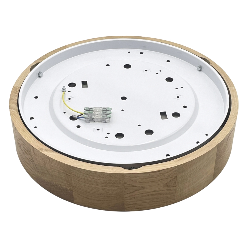 Brilagi - LED stropna svjetiljka CARVALHO LED/36W/230V hrast promjer 37,5 cm