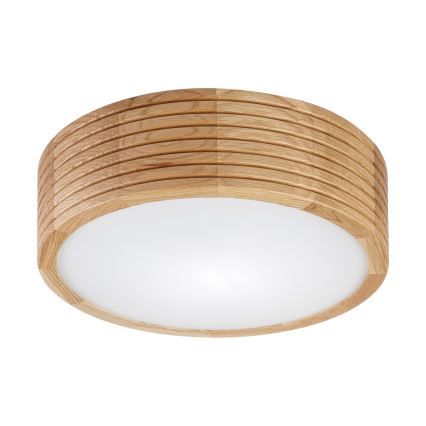 Brilagi - LED stropna svjetiljka CARVALHO MODERN 1xE27/60W/230V promjer 27,5 cm hrast
