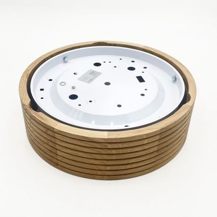 Brilagi - LED stropna svjetiljka CARVALHO MODERN 1xE27/60W/230V promjer 27,5 cm hrast