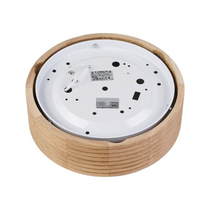 Brilagi - LED stropna svjetiljka CARVALHO MODERN 1xE27/60W/230V promjer 27,5 cm hrast