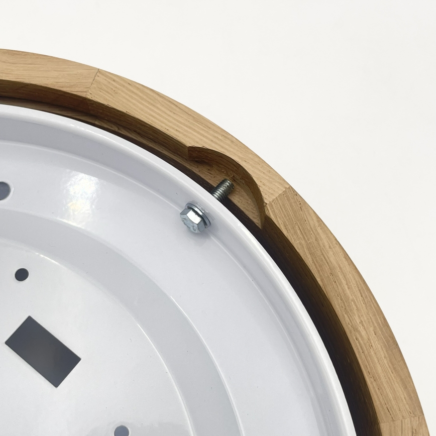 Brilagi - LED stropna svjetiljka CARVALHO MODERN 1xE27/60W/230V promjer 27,5 cm hrast