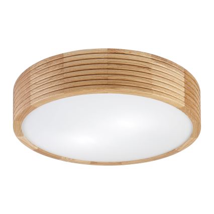 Brilagi - LED stropna svjetiljka CARVALHO MODERN 2xE27/60W/230V Ø 37,5 cm hrast