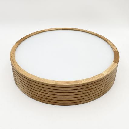 Brilagi - LED stropna svjetiljka CARVALHO MODERN 2xE27/60W/230V Ø 37,5 cm hrast