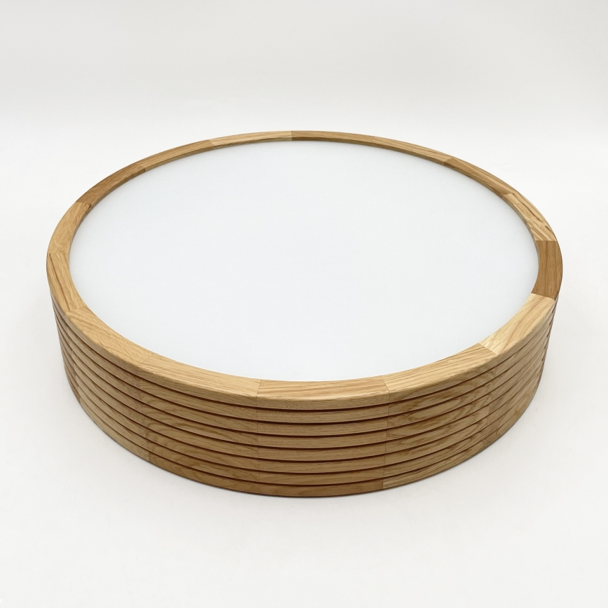 Brilagi - LED stropna svjetiljka CARVALHO MODERN 2xE27/60W/230V Ø 37,5 cm hrast