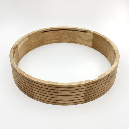 Brilagi - LED stropna svjetiljka CARVALHO MODERN 2xE27/60W/230V Ø 37,5 cm hrast