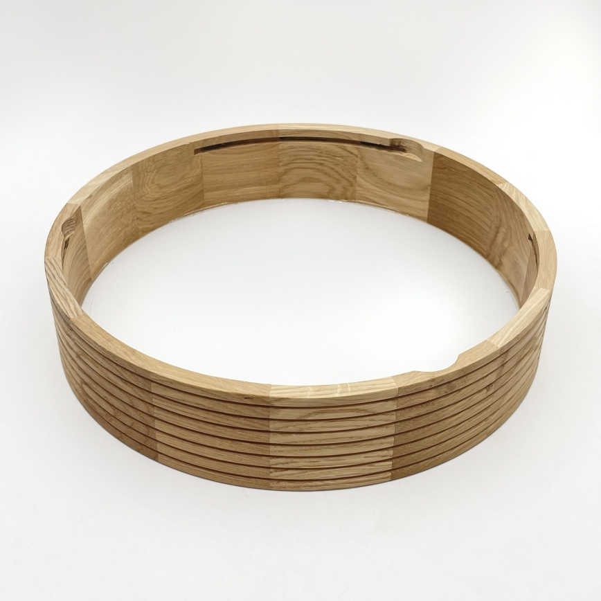 Brilagi - LED stropna svjetiljka CARVALHO MODERN 2xE27/60W/230V Ø 37,5 cm hrast