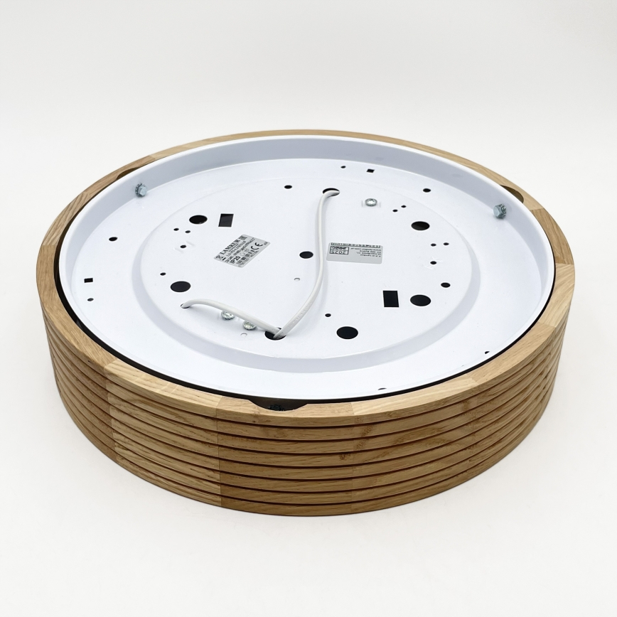 Brilagi - LED stropna svjetiljka CARVALHO MODERN 2xE27/60W/230V Ø 37,5 cm hrast