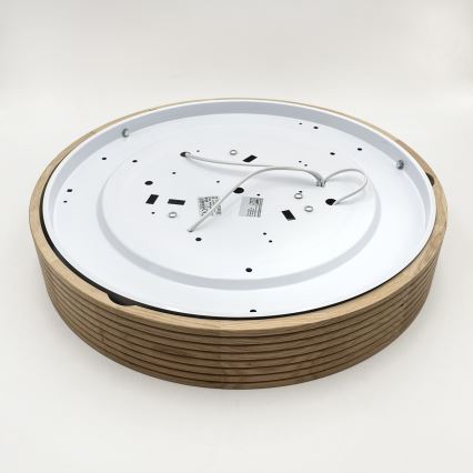 Brilagi - LED stropna svjetiljka CARVALHO MODERN 3xE27/60W/230V Ø 47,5 cm hrast