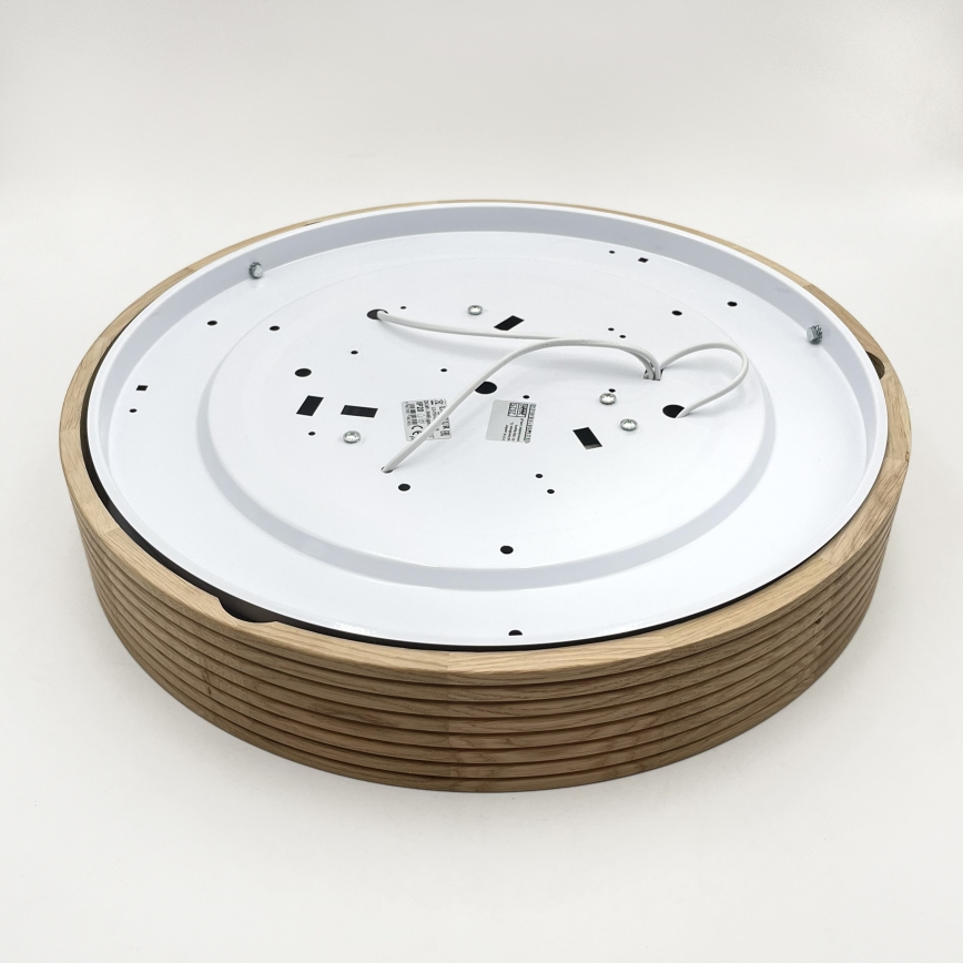 Brilagi - LED stropna svjetiljka CARVALHO MODERN 3xE27/60W/230V Ø 47,5 cm hrast