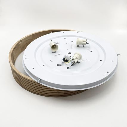 Brilagi - LED stropna svjetiljka CARVALHO MODERN 3xE27/60W/230V Ø 47,5 cm hrast