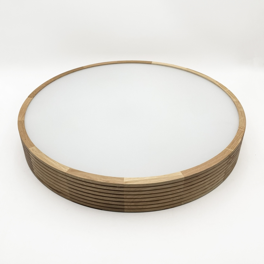 Brilagi - LED stropna svjetiljka CARVALHO MODERN 4xE27/60W/230V hrast Ø 57,5 cm