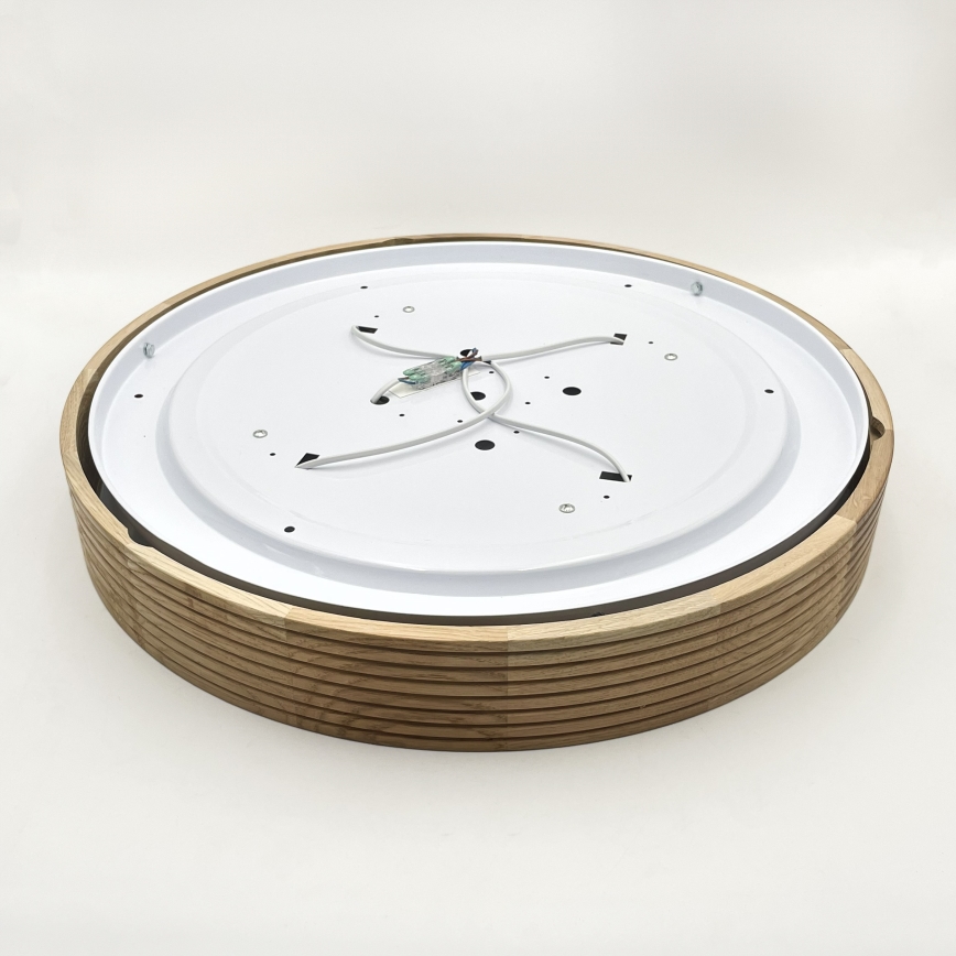 Brilagi - LED stropna svjetiljka CARVALHO MODERN 4xE27/60W/230V hrast Ø 57,5 cm