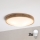 Brilagi - LED stropna svjetiljka CARVALHO MODERN SLIM 3xE27/60W/230V Ø 47,5 cm hrast