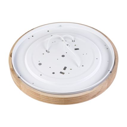 Brilagi - LED stropna svjetiljka CARVALHO MODERN SLIM 3xE27/60W/230V Ø 47,5 cm hrast