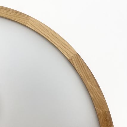 Brilagi - LED stropna svjetiljka CARVALHO MODERN SLIM 3xE27/60W/230V Ø 47,5 cm hrast