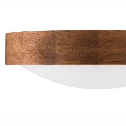Brilagi - LED stropna svjetiljka CARVALHO SLIM 1xE27/15W/230V hrast/trešnja Ø 27 cm