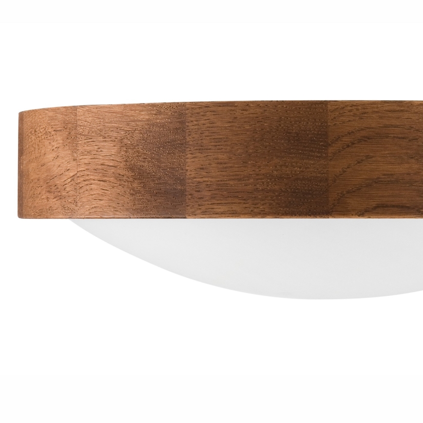 Brilagi - LED Stropna svjetiljka CARVALHO SLIM 1xE27/60W/230V hrast trešnja pr. 27 cm