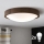 Brilagi - LED stropna svjetiljka CARVALHO SLIM 2xE27/15W/230V hrast/orah Ø 37 cm