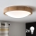 Brilagi - LED stropna svjetiljka CARVALHO SLIM 2xE27/15W/230V, hrast, promjer 37 cm