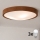 Brilagi - LED stropna svjetiljka CARVALHO SLIM 3xE27/15W/230V hrast/trešnja Ø 47 cm