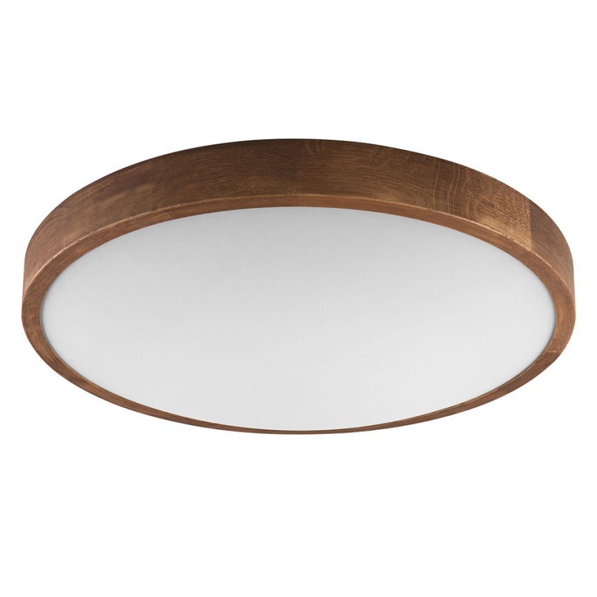 Brilagi - LED stropna svjetiljka CARVALHO SLIM 3xE27/15W/230V hrast/trešnja Ø 47 cm
