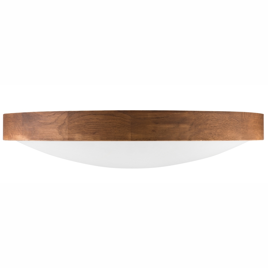 Brilagi - LED stropna svjetiljka CARVALHO SLIM 3xE27/15W/230V hrast/trešnja Ø 47 cm