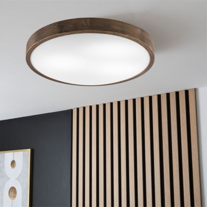 Brilagi - LED Stropna svjetiljka CARVALHO SLIM 3xE27/60W/230V hrast pr. 47 cm