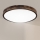 Brilagi - LED stropna svjetiljka CARVALHO SLIM SMOKEY LED/36W/230V hrast promjer 47,5 cm