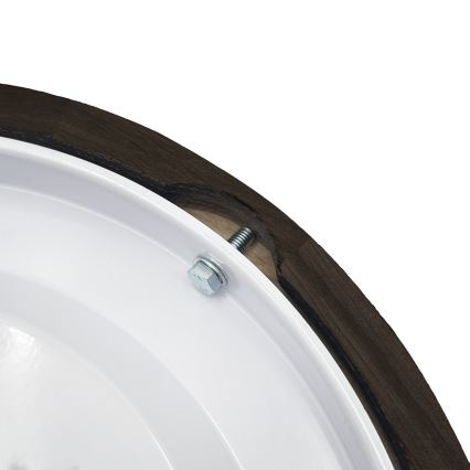 Brilagi - LED stropna svjetiljka CARVALHO SMOKEY LED/20W/230V hrast pr. 27,5 cm