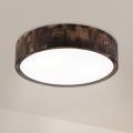 Brilagi - LED stropna svjetiljka CARVALHO SMOKEY LED/36W/230V hrast prom. 37,5 cm