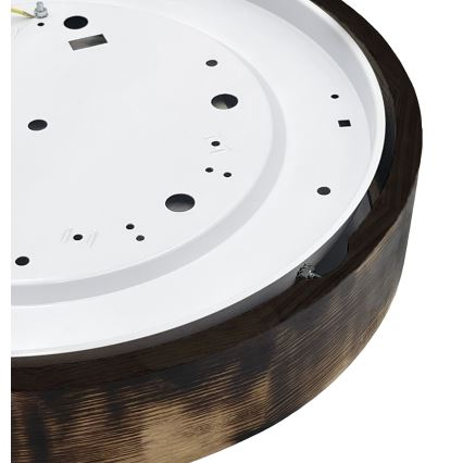 Brilagi - LED stropna svjetiljka CARVALHO SMOKEY LED/36W/230V hrast Ø 47,5 cm