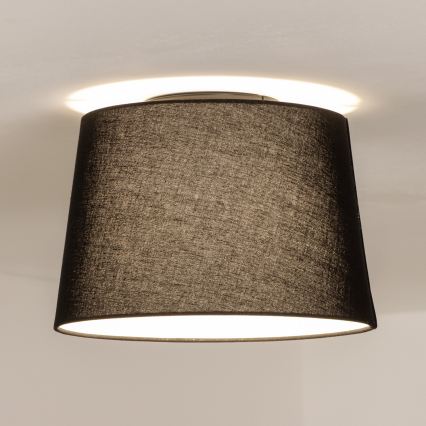 Brilagi - LED stropna svjetiljka CERIA 1xE27/40W/230V Ø 30 cm crna