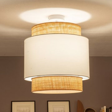 Brilagi - LED stropna svjetiljka CERIA 1xE27/60W/230V Ø 40 cm bež/bijela
