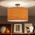 Brilagi - LED stropna svjetiljka CERIA 1xE27/60W/230V Ø 45 cm crna/bež