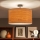 Brilagi - LED stropna svjetiljka CERIA 1xE27/60W/230V Ø 45 cm crna/bež