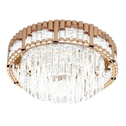 Brilagi - prigušivo LED stropno svjetlo CROWN LED/41W/230V 3000-6000K promjer 48 cm zlatna + daljinski upravljač