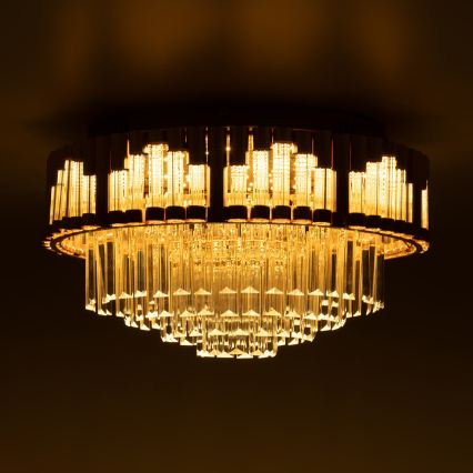 BRILAGI - prigušivo LED stropno svjetlo CROWN LED/41W/230V 3000-6000K promjer 48 cm zlatna + daljinski upravljač