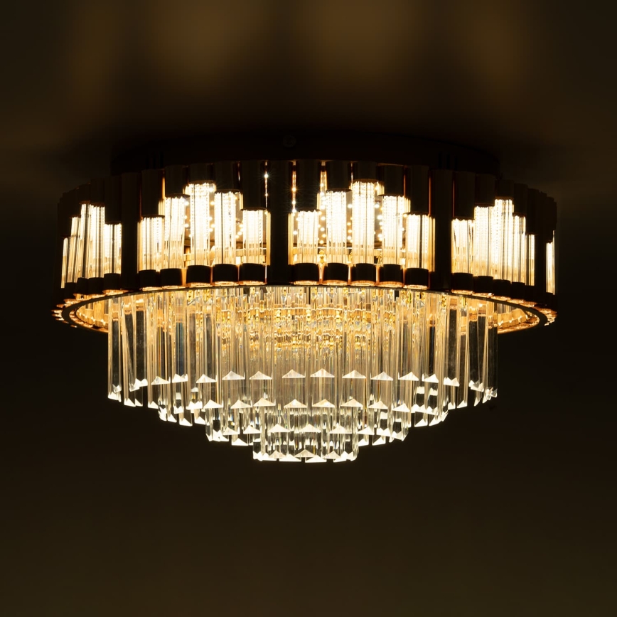 BRILAGI - prigušivo LED stropno svjetlo CROWN LED/41W/230V 3000-6000K promjer 48 cm zlatna + daljinski upravljač