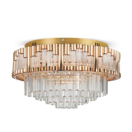 BRILAGI - prigušivo LED stropno svjetlo CROWN LED/41W/230V 3000-6000K promjer 48 cm zlatna + daljinski upravljač