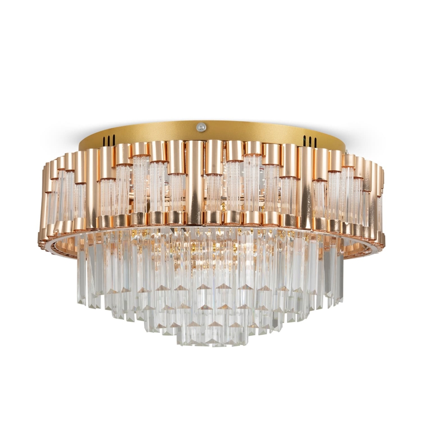 BRILAGI - prigušivo LED stropno svjetlo CROWN LED/41W/230V 3000-6000K promjer 48 cm zlatna + daljinski upravljač