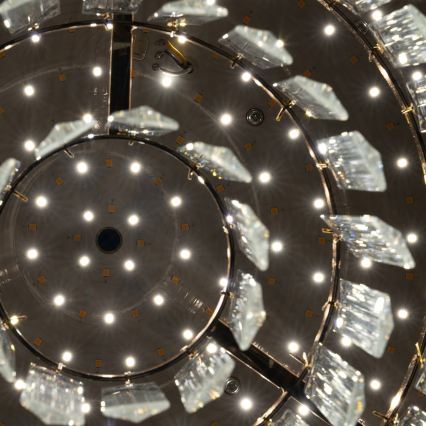 BRILAGI - prigušivo LED stropno svjetlo CROWN LED/41W/230V 3000-6000K promjer 48 cm zlatna + daljinski upravljač