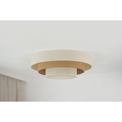 Brilagi - LED Stropna svjetiljka DENVER LUNETA LED/12W/230V pr. 60 cm 3000K/4000K/6400K bež/krem