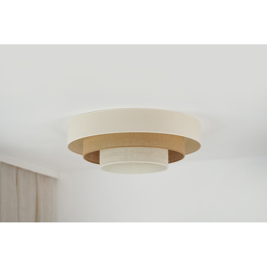 Brilagi - LED Stropna svjetiljka DENVER LUNETA LED/12W/230V pr. 60 cm 3000K/4000K/6400K bež/krem